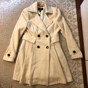 Beautiful Cream Miss Sixty Pea Coat